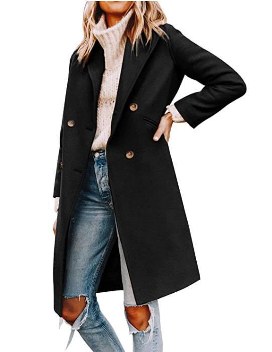 Manteau Mi-long en Laine.