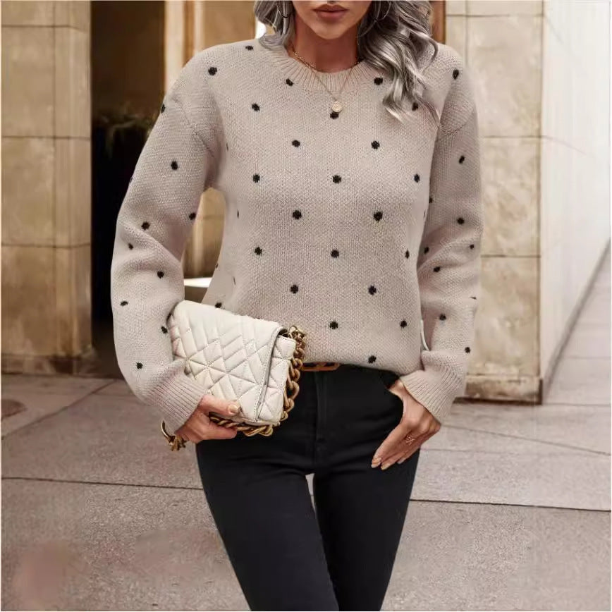 Pull Jacquard Pois Chic