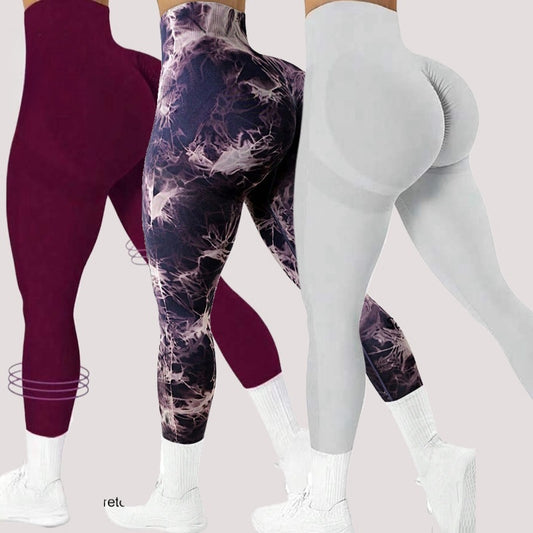 Leggings Yoga Tie-Dye Taille Haute