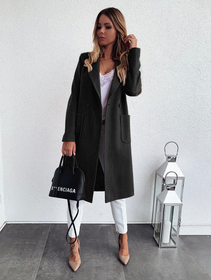 Manteau Laine Longues Manches