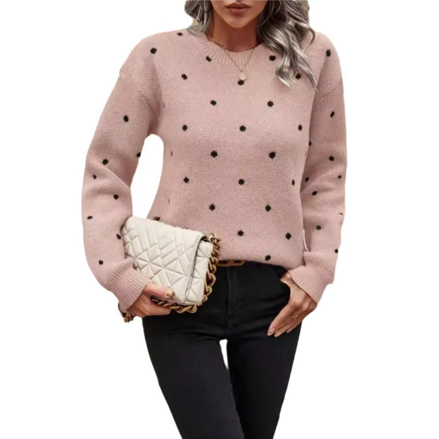 Pull Jacquard Pois Chic