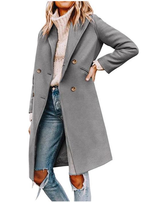 Manteau Mi-long en Laine.