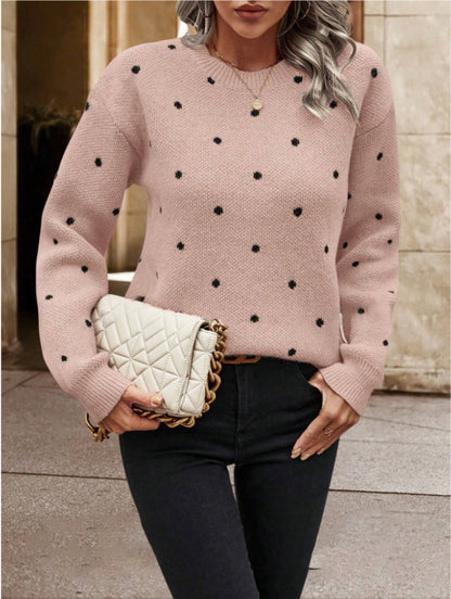 Pull Jacquard Pois Chic