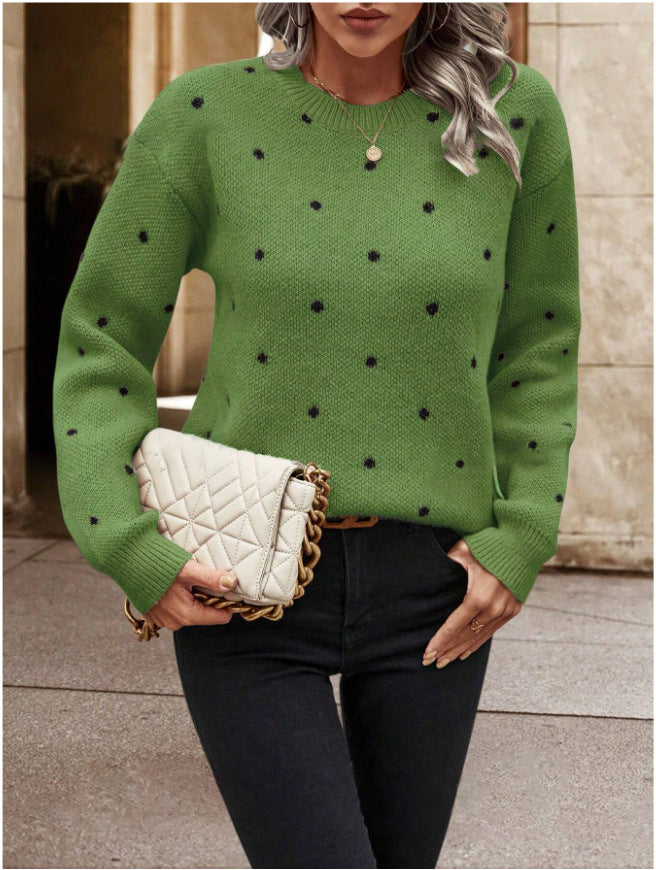 Pull Jacquard Pois Chic