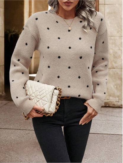 Pull Jacquard Pois Chic